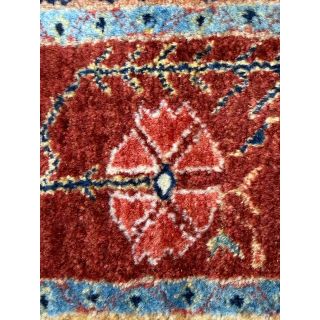 3ft1in × 9ft4in Hand Knotted Wool Runner, Vintage For Sale - Image 9 of 12