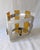 Amber Striped Murano Glass Wall Sconce attributed to AV Mazzega, 1970s For Sale - Image 12 of 14