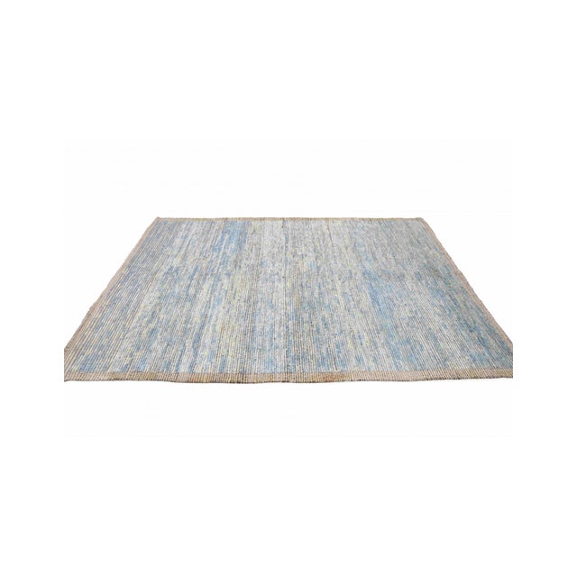 Hand knotted unique rug newly made in Afghanistan using hand spun wool.