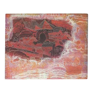 1977 Shoichi Hasegawa Maison Laquée Etching