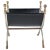 Steel, Brass & Leather Maison Jansen Style Magazine Stand For Sale - Image 11 of 11