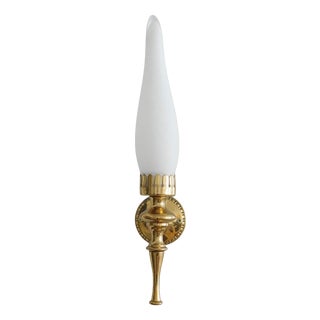 Brass Wall Lamps, 1950s, Set of 2 For Sale