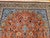 Textile Persian Tabriz Rug, Hand-Knotted Wool & Silk, Fine Floral Pattern, Terracotta & Blue, 7x10 For Sale - Image 7 of 14