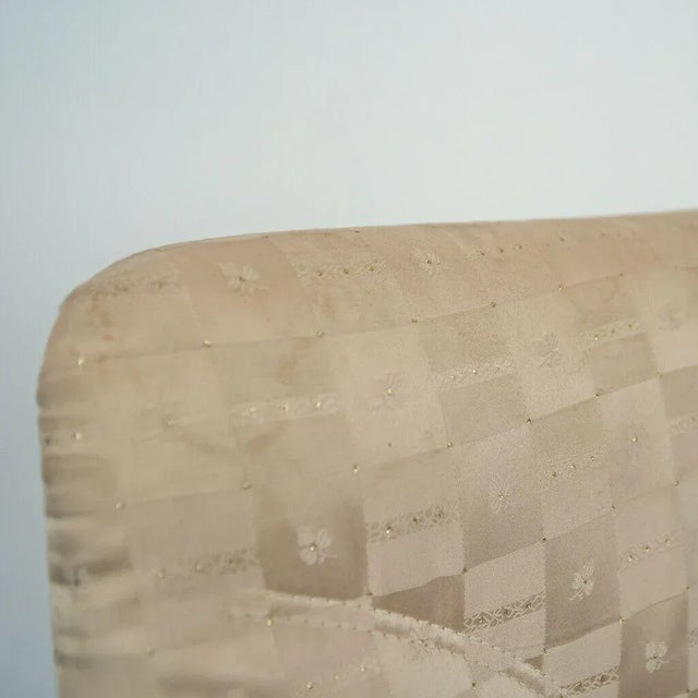 Vintage Brass and Fabric Dining Chairs, 1970s, Set of 4 For Sale - Image 11 of 13