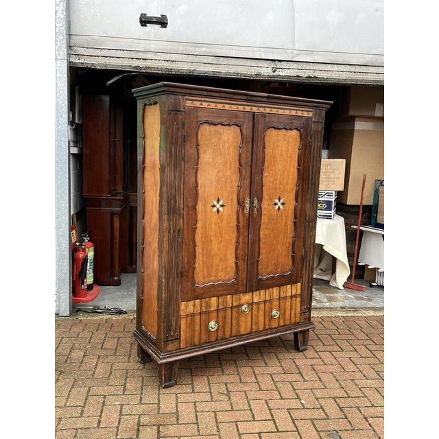 Antique Cabinet with Key For Sale - Image 12 of 12