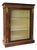 Victorian English Satinwood and Gilt Metal Glazed Pier Cabinet in Walnut, 1890s For Sale