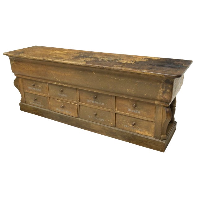 French Antique Store Counter 19th C Chairish
