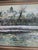 This large original oil on canvas by artist H. Rogers captures a serene winter landscape rendered in a highly...