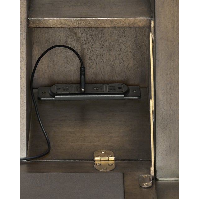 2020s Currey & Company Verona Chanterelle Secretary Desk For Sale - Image 5 of 9