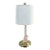 1990s Kate Spade Brass Gold Flower Petal Table Lamp For Sale