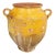 Large 19th Century French Glazed Yellow Confit Pot For Sale