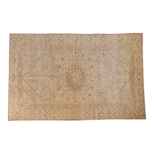 Vintage Distressed Kaisary Carpet - 6'5" x 9'11"