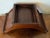 Mahogany Cheese Sleigh, Bread Basket Tray or Table Centerpiece for Displaying Fruit For Sale - Image 10 of 12