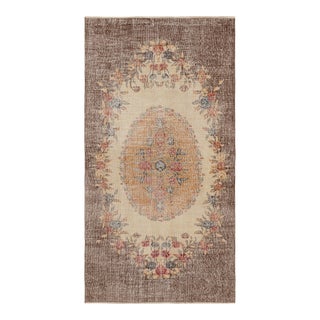 Vintage Zeki Múren Rug, With Medallion and Floral Patterns, From Rug & Kilim For Sale