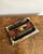Antique Victorian Burr Walnut and Brass Mounted Double Sided Desk Set, 1860, Set of 3 For Sale - Image 6 of 8