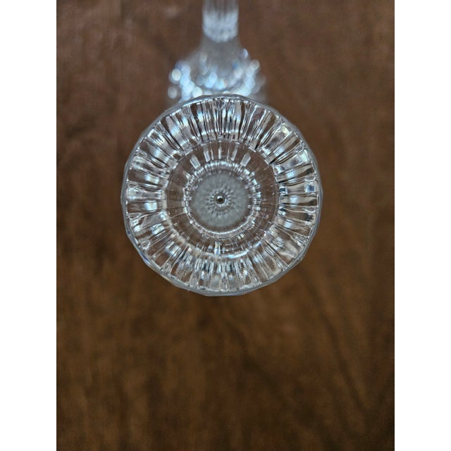 Transparent Pair of Late 20th Century Mikasa Crystal Park Lane Candle Holders For Sale - Image 8 of 10