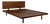 Vintage Mid-Century Walnut Wood Platform Bed by Richard Artschwager (Attr.) 1950s For Sale
