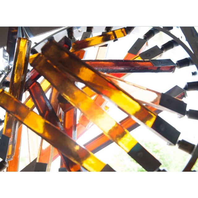 Metal Marcello Avenali, Large Chimera Sculpture, 1969, Metal & Glass For Sale - Image 7 of 12