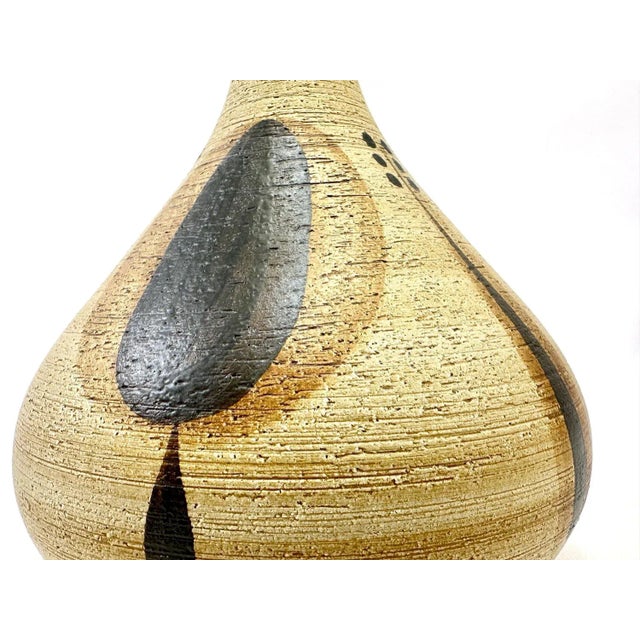 Mid-Century Cermic Bottle by Klaus & Peter Müller for Sgrafo Keramik, 1975 For Sale - Image 4 of 11