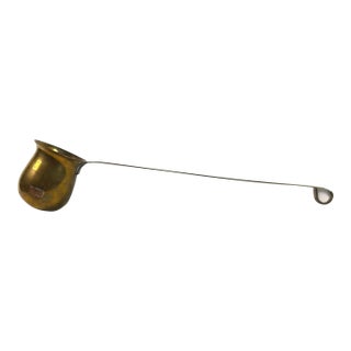 Antique English Brass Rum Spirit Ladle For Sale