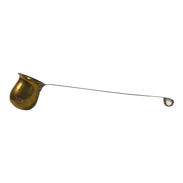 Antique English Brass Rum Spirit Ladle For Sale