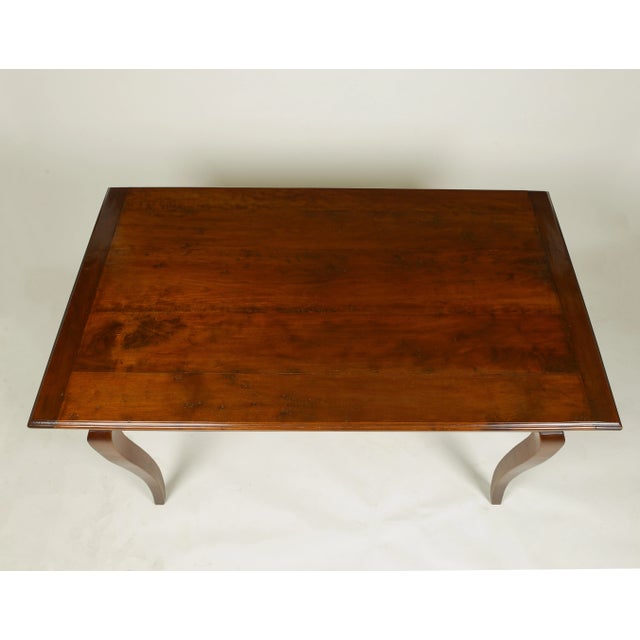French Louis XV Style Cherry Farm Table For Sale - Image 4 of 8