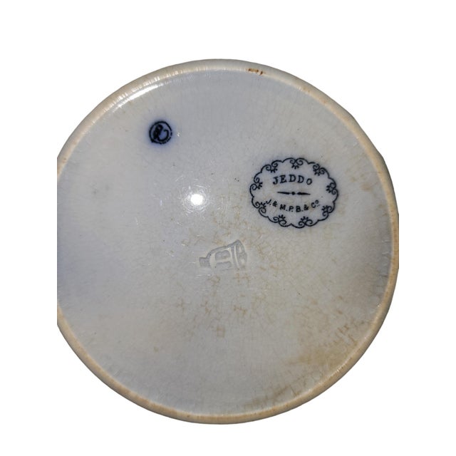 1800s J M P Bell Jeddo Plate For Sale - Image 4 of 4