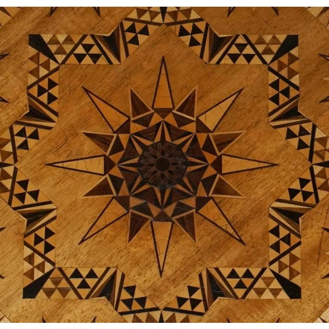 Inlaid Octagonal Revolving Bookcase For Sale - Image 9 of 13