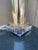 Pair of Custom Made Contemporary Nickel Form Lamps on Double Stacked Lucite Bases For Sale In Atlanta - Image 6 of 8