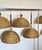 Mid-Century Modern Bamboo & Wicker Chandeliers, 1970s, Set of 7 For Sale - Image 3 of 16