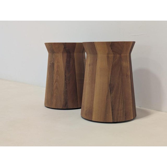Dama Side Tables in Wood from Poliform, Set of 2 For Sale - Image 6 of 13