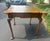 Antique George 11 Burl Wood Leather Top Games Table For Sale - Image 10 of 12