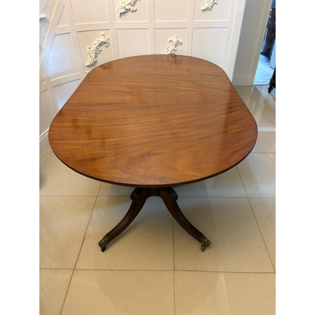 Brown Antique Georgian Extendable Dining Table in Mahogany, 1800 For Sale - Image 8 of 18