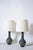 Blue Cloisonné Bronze Lamps, Set of 2 For Sale - Image 6 of 6