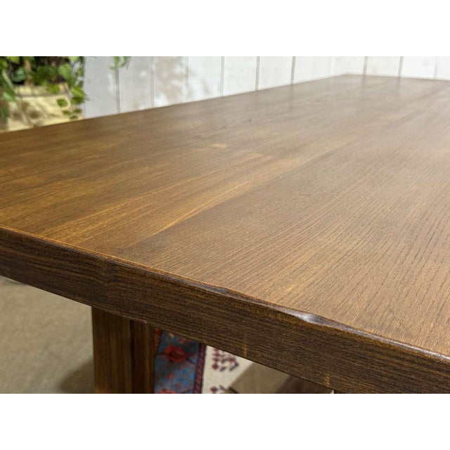 Elm Monastery Table, 1970s For Sale - Image 14 of 18