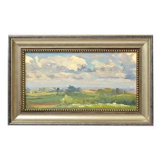Landscape, Oil on Board, 20th Century For Sale