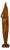 Large Mid-Century Hand-Carved Sculpture of a Woman with Boat and Paddle, 1960s, Teak For Sale