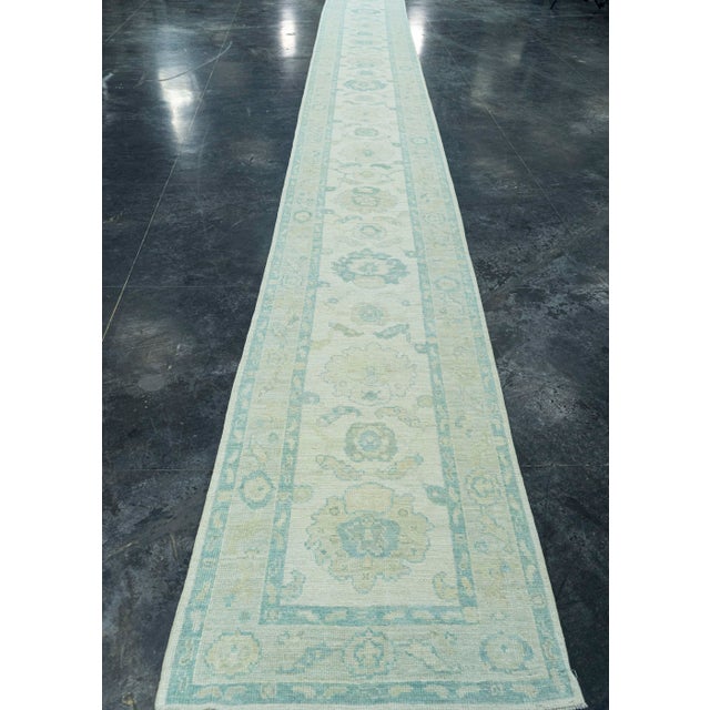 Turkish Oushak Rug 2'9" x 27'5" #19303 Explore a curated collection of hallway runners, wool rugs, and handmade...