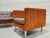 Pair of Mid Century Modern Styled Lounge Chairs With Custom Upholstery, Made in Canada by Nien Kamper For Sale In New York - Image 6 of 13