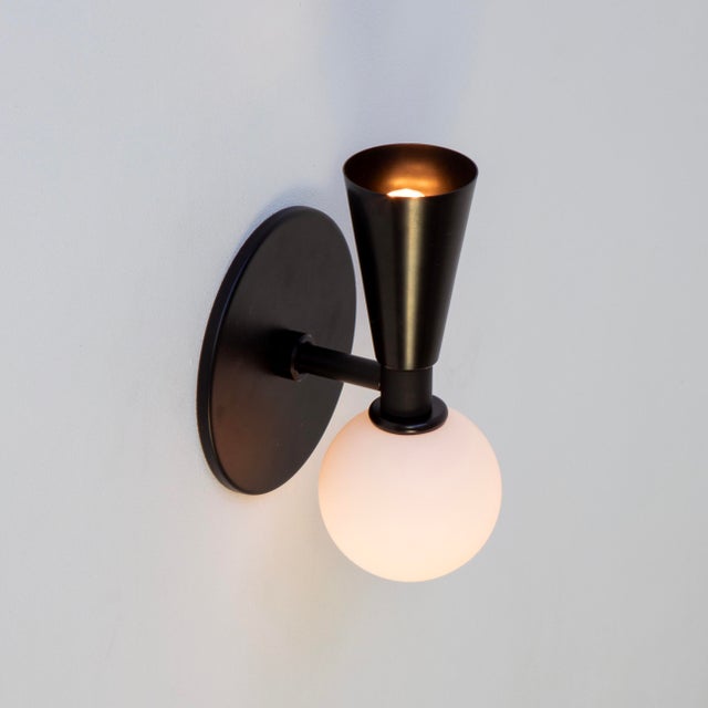 Shapes Sconce Small, by Research.Lighting, Modern, Minimal For Sale - Image 4 of 11