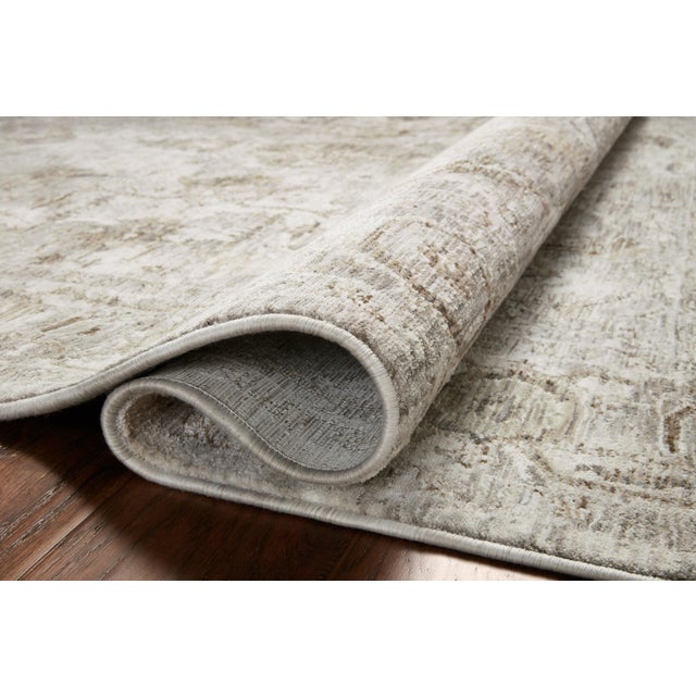 Loloi Rugs Amber Lewis x Loloi Honora Grey / Taupe 6'-7" x 9'-2" Area Rug For Sale - Image 4 of 7