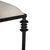 Modern Modern Bench With Linen Upholstered Top For Sale - Image 3 of 3