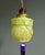 Beige Art Deco Pendant Lights in Opaline and Marbled Uranium Glass from Scailmont, Belgium, 1930s, Set of 3 For Sale - Image 8 of 18
