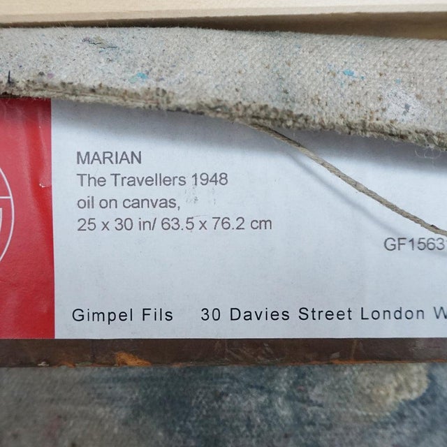 Marian Kościałkowski, The Travellers, 1920s-1940s, Oil on Canvas For Sale - Image 7 of 9