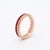 Vintage eternity wedding band in 18-carat gold (750 thousandths). It is adorned with 32 synthetic rubies in an "invisible"...