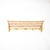 Wood Wall-Mounted Coat Rack in Brass and Bamboo, 1950s For Sale - Image 7 of 7