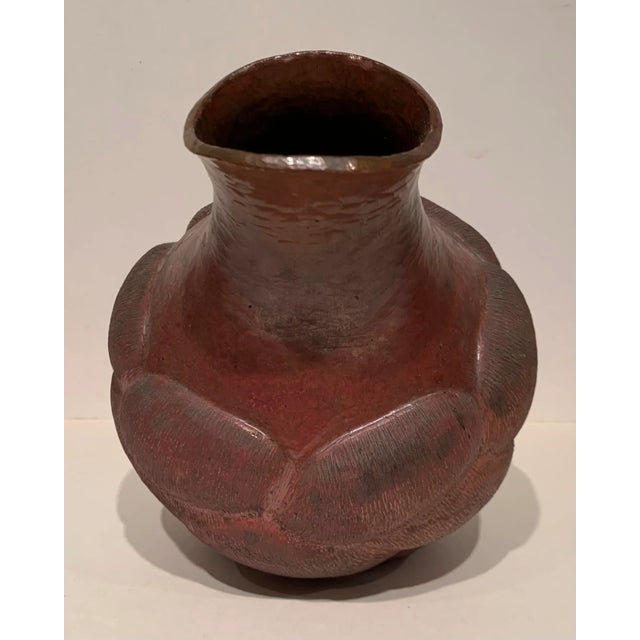 1950s Vintage Hammered Copper Vessel For Sale - Image 11 of 12