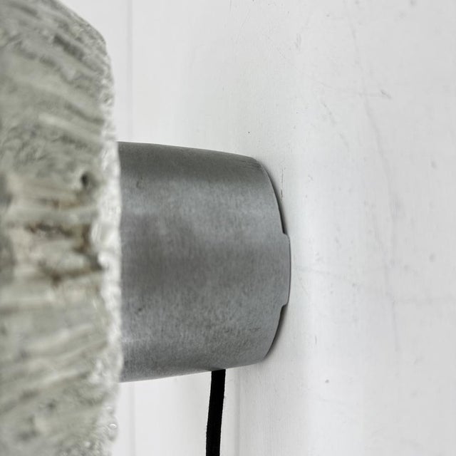 Ice Glass Wall Light or Flush Mount from Peill & Putzler, 1970s For Sale - Image 12 of 18