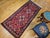 Vintage Persian Lilian Rug, Handknotted Wool, Geometric Pattern, Red & Ivory, 3x7 For Sale - Image 10 of 18