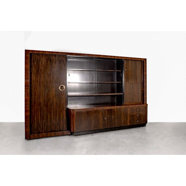 Art Deco Cabinet in Makassar by Bruno Paul for Veb Hellerau, 1930s For Sale - Image 6 of 18